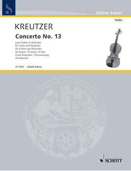 Concerto No. 13 D major - Piano Reduction