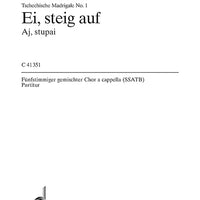 Tschechische Madrigale · Ceské madrigaly - Choral Score