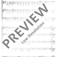 Three Latin Motets - Choral Score