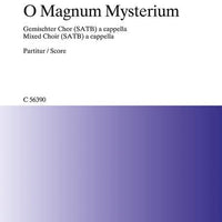 O Magnum Mysterium - Choral Score