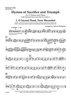 Hymns of Sacrifice and Triumph for 2 Violins and Piano - Cello (for Violin 2)