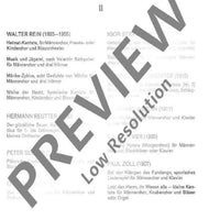 Pfälzische Liedkantate - Choral Score