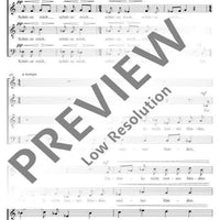 Segen der Engel - Choral Score