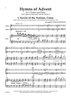 Hymns of Advent for 2 Violins and Piano - Piano