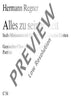 Alles zu seiner Zeit - Choral Score