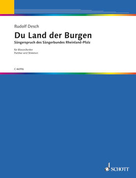 Sängerspruch des SB Rheinland-Pfalz / Begrüßung der Sänger - Score and Parts