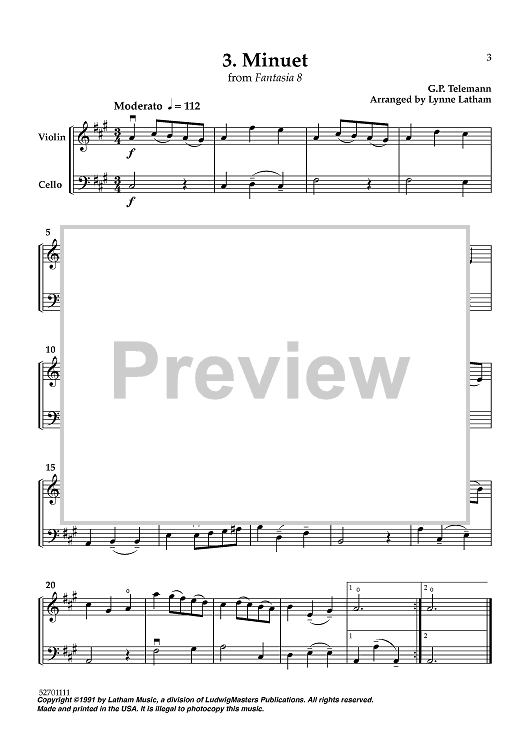 Minuet from Fantasia 8