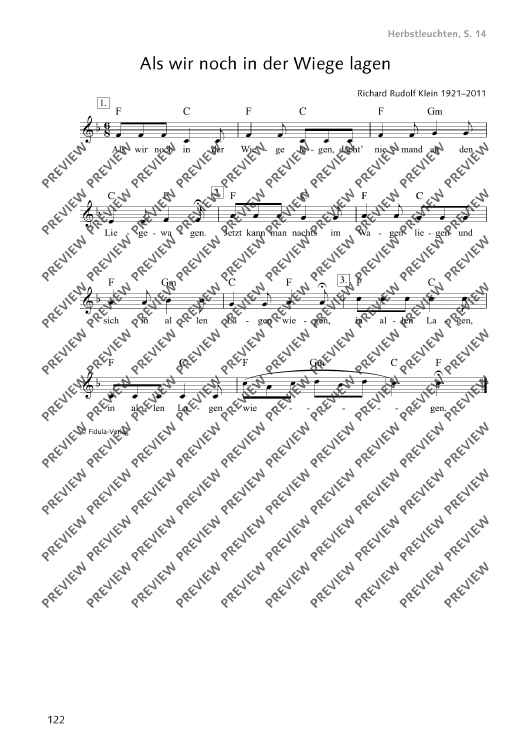 Als wir noch in der Wiege lagen