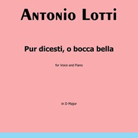Pur dicesti, o bocca bella