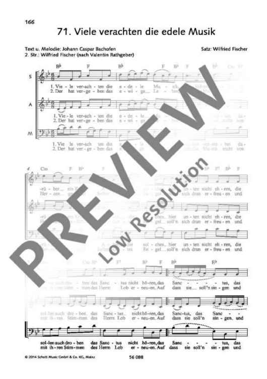 Viele verachten die edele Musik