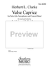 Valse Caprice for Alto Saxophone and Band - Full Score