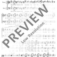 ... wie in Welschland lau und blau ... - Choral Score