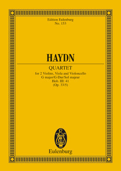 String Quartet G major - Full Score
