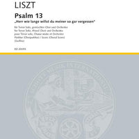 Psalm 13 - Organ Reduction