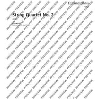 String Quartet No. 2 - Score and Parts