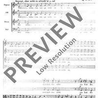 Vier Gedichte - Choral Score