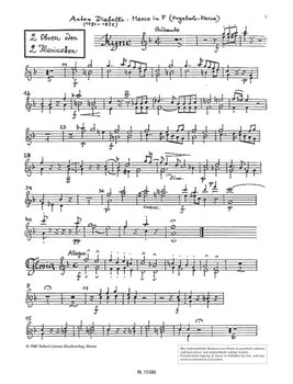 Mass in F - Oboe 1/2