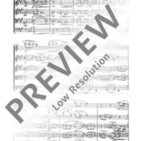 Quintet A major - Full Score