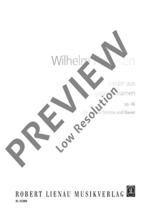 Lieder aus Shakespeares Dramen