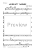A Jubilant Fanfare - Bb Clarinet 3