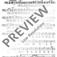 Wer uns getraut - Bass