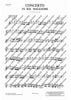 Concerto G Major - Piano Score and Solo Part