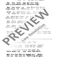 Cantata no. 4 - Full Score