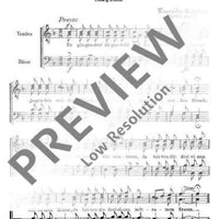 Der weiße Hirsch - Choral Score