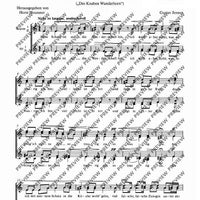 Fünf Liebeslieder - Choral Score