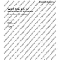 Wind Trio - Score and Parts