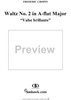 No. 2 in A-flat Major, Op. 34, No. 1: Valse brillante