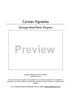 Carmen Vignettes - Score