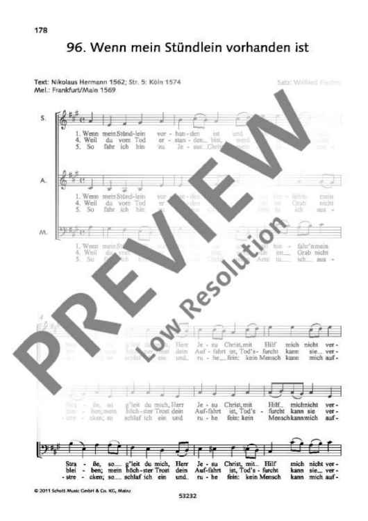 Wenn mein Stündlein vorhanden ist