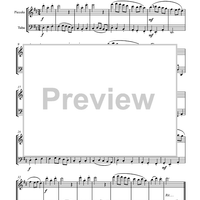 7 Baroque Duets - For Piccolo and Tuba