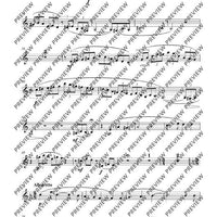 Variations on a folk song setting by Johannes Brahms - Score and Parts