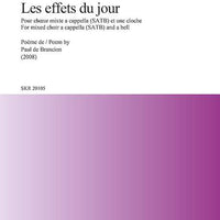Les effets du jour - Choral Score