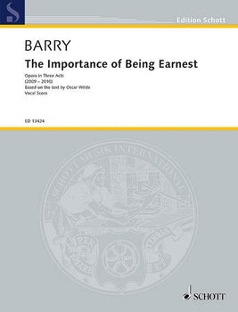 The Importance of Being Earnest - Piano Reduction