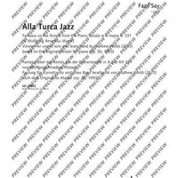 Alla Turca Jazz in A flat major - Score and Parts