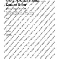 Concerto B-flat major - Set of Parts