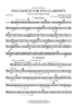 Five Dances for Five Clarinets - 2nd Bassoons