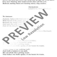 Summer Rounds - Choral Score