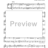 Bourree - from The Fireworks Music