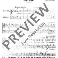 Am Ziel / Heimgegangen - Choral Score