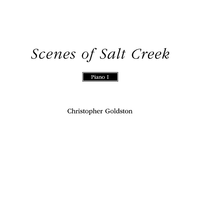 Scenes of Salt Creek - Piano 1