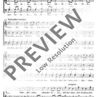 Des Teufels Ritt - Choral Score