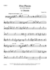 Five Pieces for Cello Quartet - Cello 2