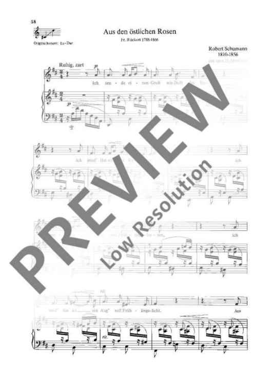 Aus den östlichen Rosen