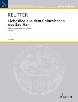 Liebeslied aus dem Chinesischen des Sao Han - Score