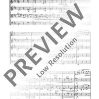 Quintet A major - Full Score