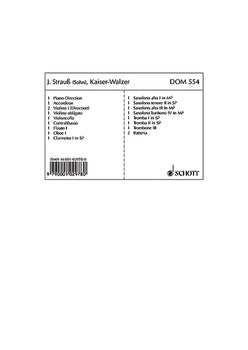 Kaiserwalzer - Score and Parts